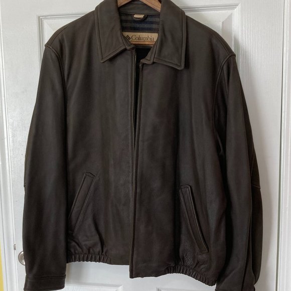 Columbia Men's Leather Jacket - Picture 1 of 7